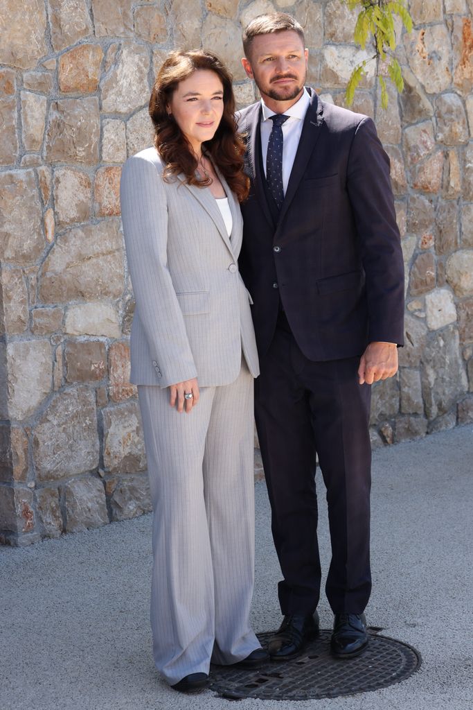Melanie Antoinette de Massy y Garteh Wittstock durante la inauguración del nuevo centro de protección animalduring the inauguration of the completed renovation work at the Monaco Animal Shelter in Peille, Monaco on April 29, 2026. Initiated by Her Serene Highness Princess Charlene, President of the shelter since September 2022, these improvements now allow the shelter to offer significantly improved living conditions to dogs and cats awaiting adoption. Photo by Jean-Charles Vinaj/ABACAPRESS.COM