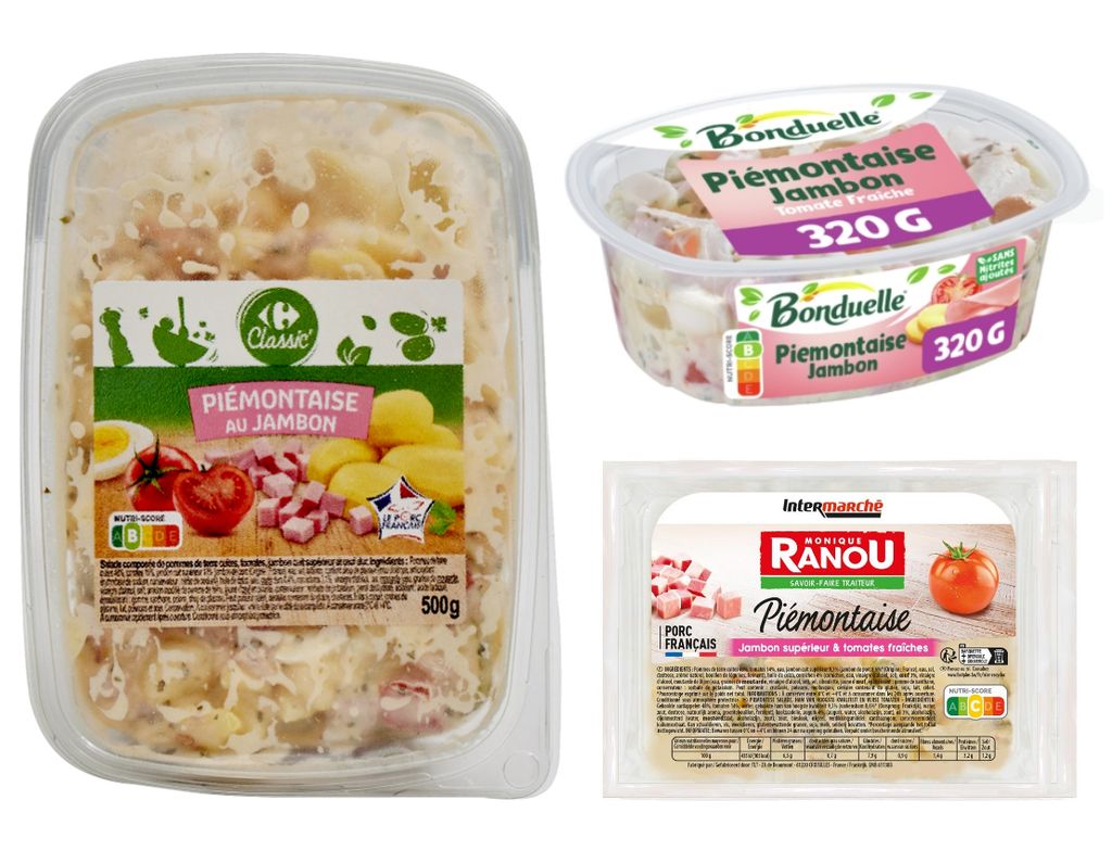 Entre las ensaladas refrigeradas, la Piamontesa es en Francia una de las más habituales. 