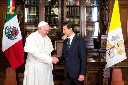 El exmandatario recordó la visita del Papa a México durante su sexenio.