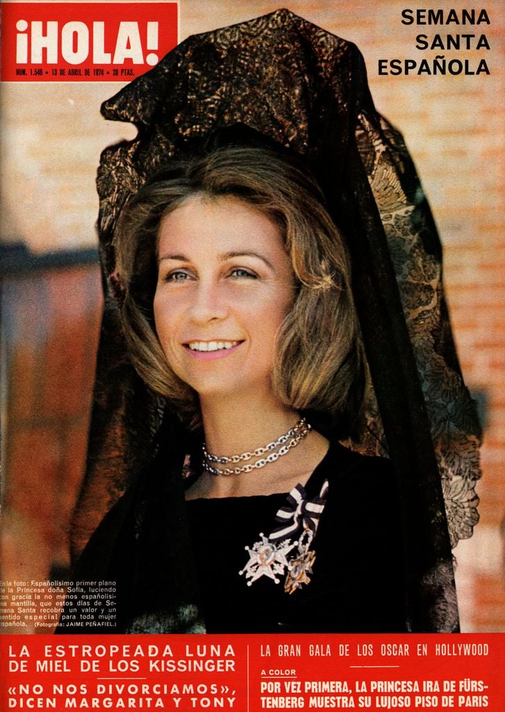 Portada de la revista ¡HOLA! de abril de 1974