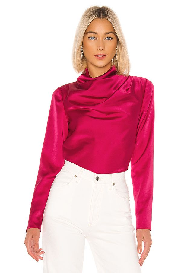 Blusa de satén Late Thoughts de C/Meo