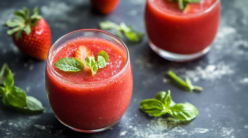 Gazpacho de fresas 