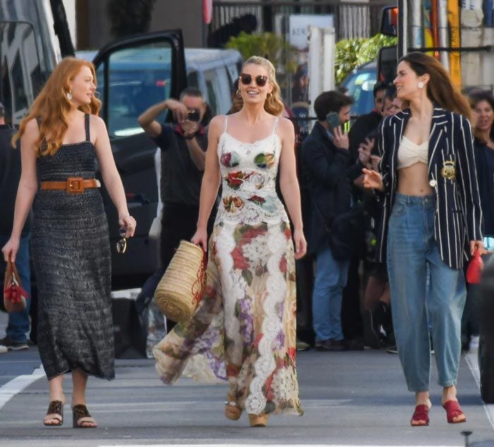 Lady Kitty Spencer vestido flores Puerto Banús