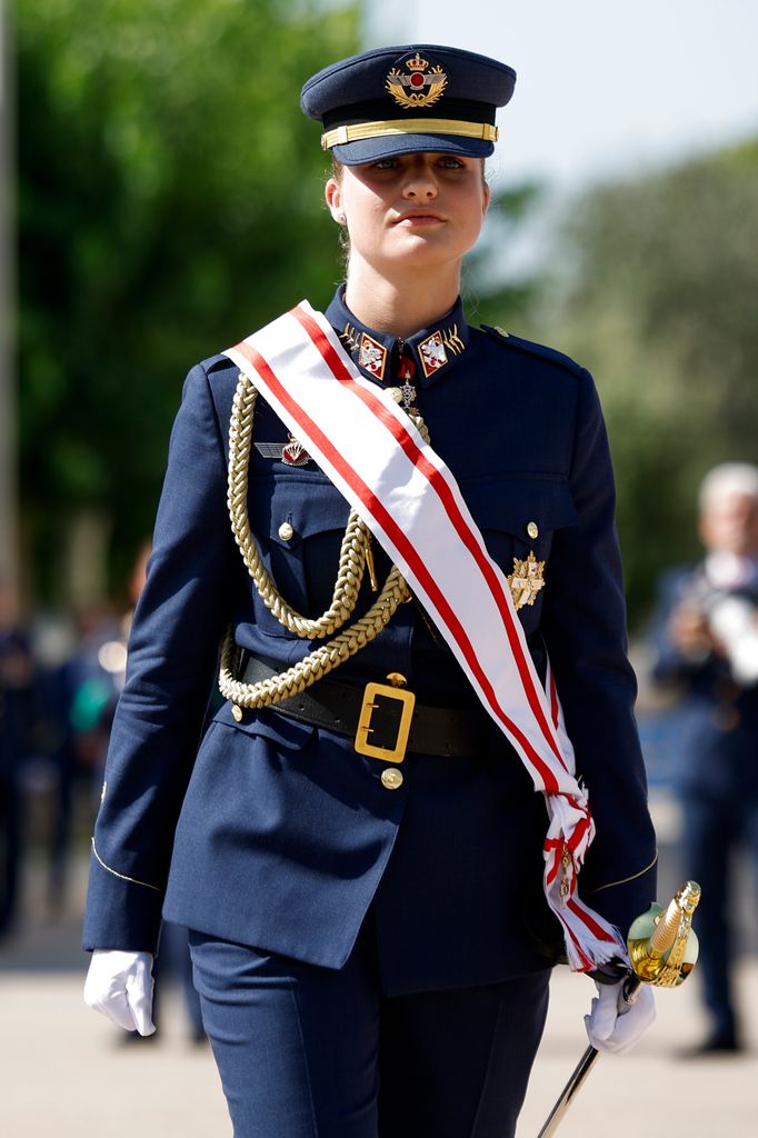La princesa de Asturias cierra hoy una etapa de formación castrense de tres años