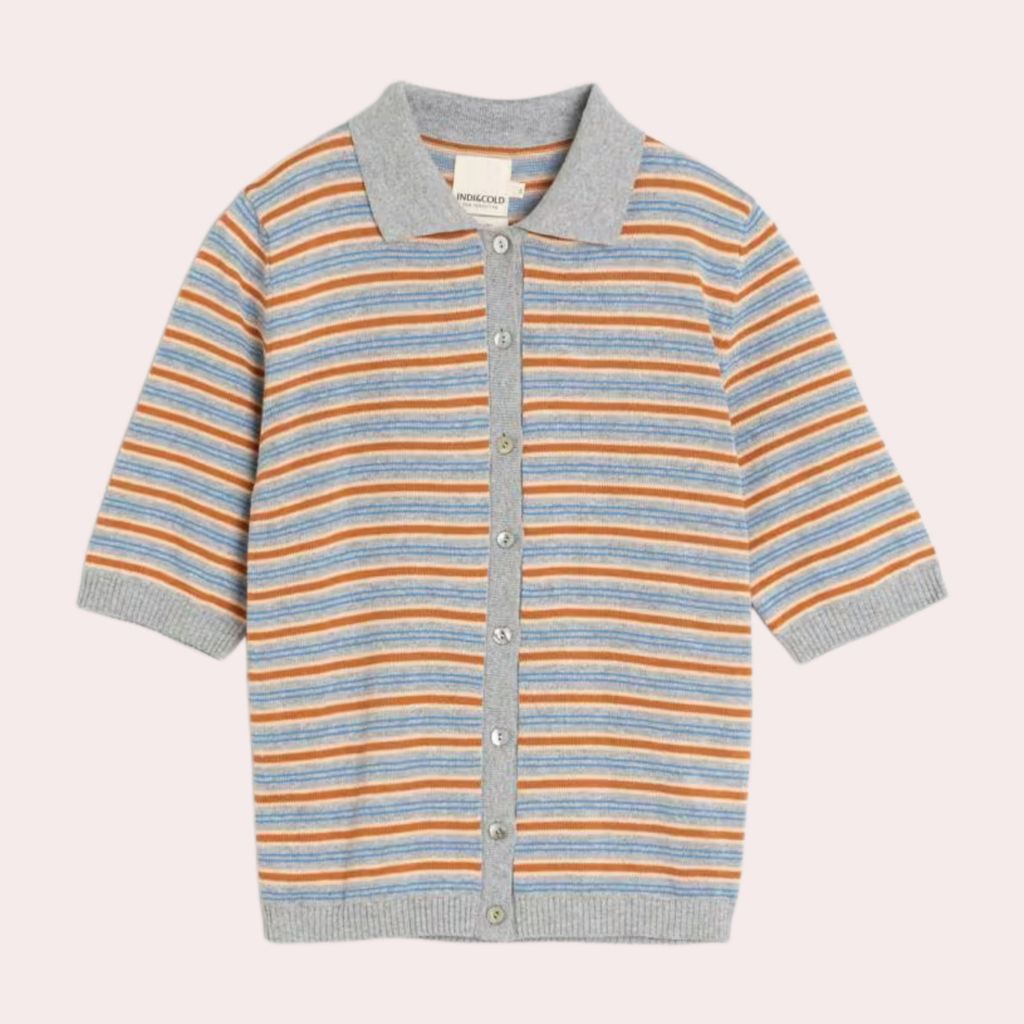 Chaqueta de mujer cuello camisero manga a codo