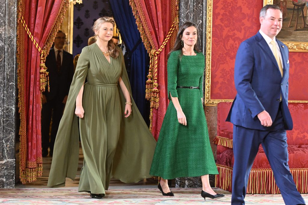Almuerzo de los Reyes en honor a los Grandes Duques de Luxemburgo en el Palacio Real