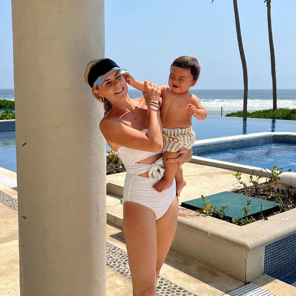 Karla de la Mora con Cayetano