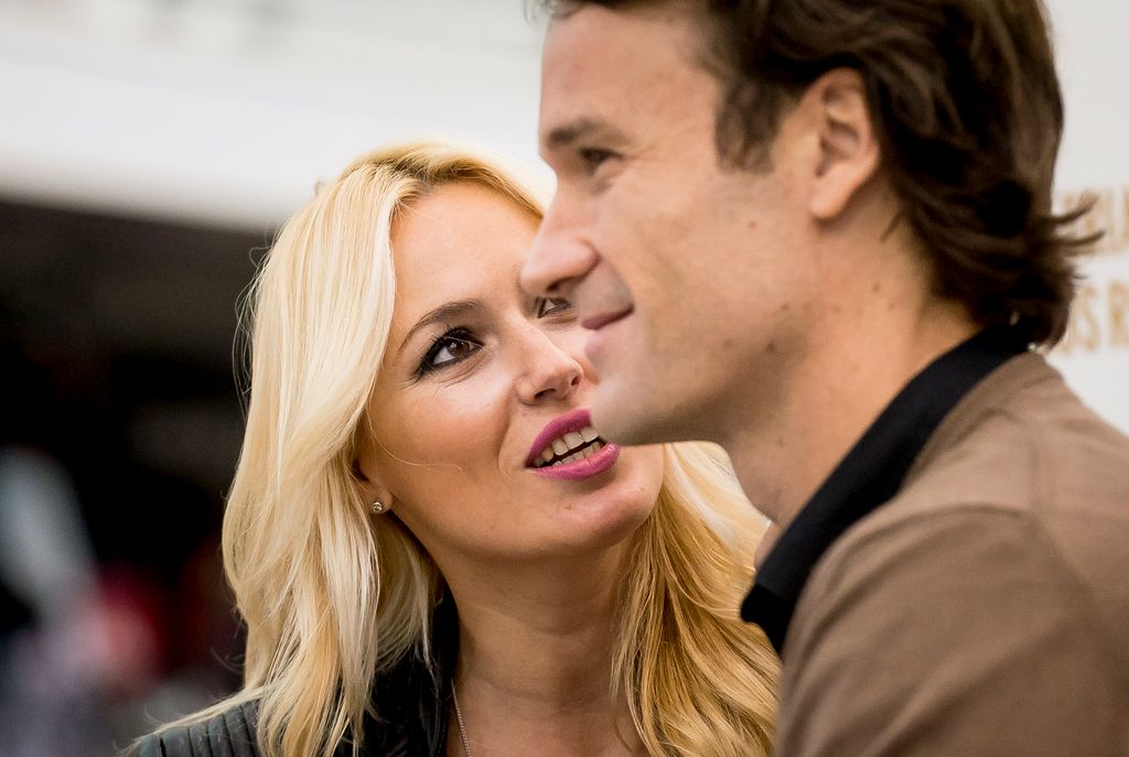La artista ilicitana con su marido y padre de sus hijos, Carlos Moyá