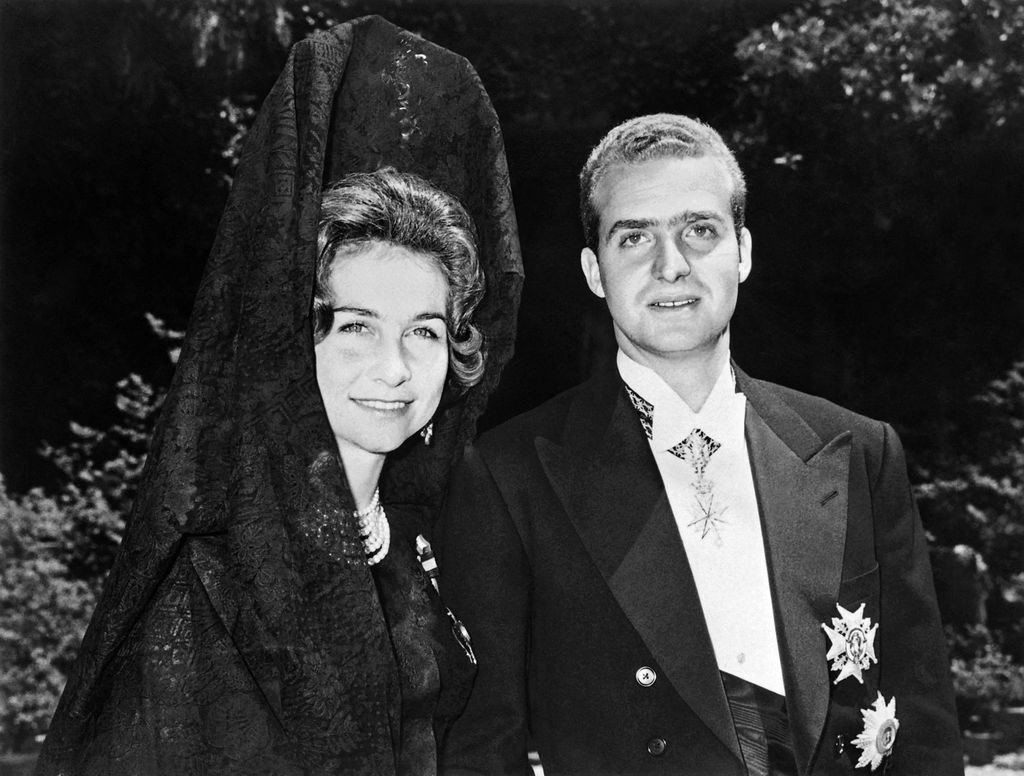 La primera vez que doña Sofía lució mantilla y peineta fue en una audiencia con Juan XXIII en 1962