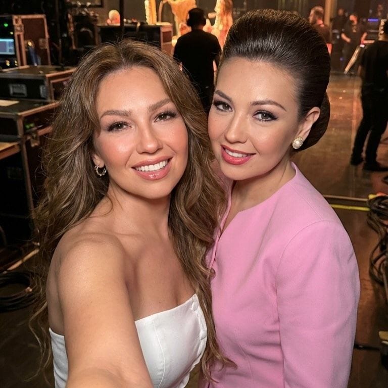 Una refinada María no podía faltar en esta reunión