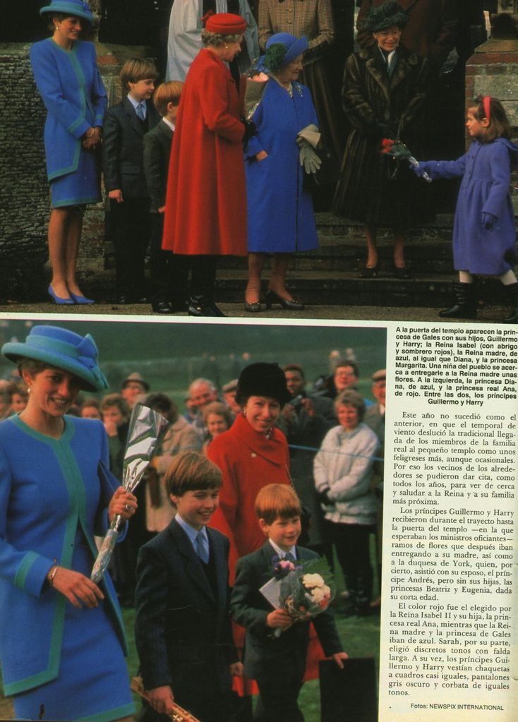 Lady Di Navidad en Sandringham ¡HOLA!