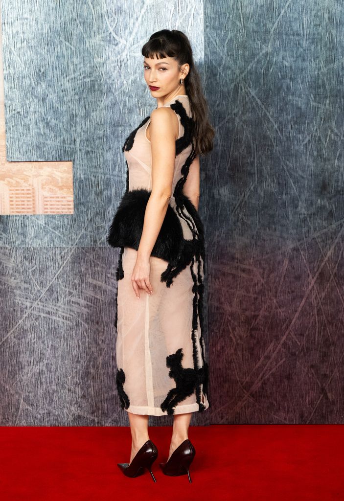 Úrsula Corberó en Londres, en la premiere de la película Jackal