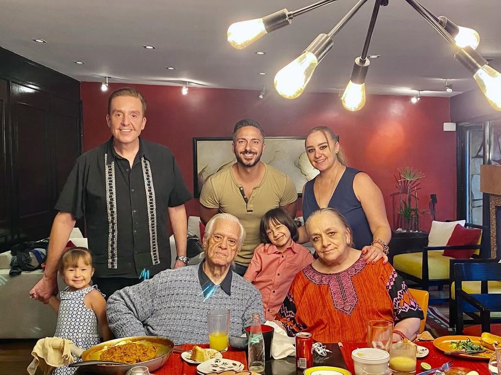 Daniel Bisogno y su familia