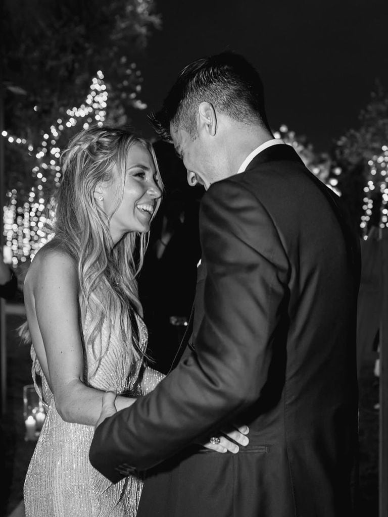 Alice Campello y Álvaro Morata durante su boda en 2017 en Venecia