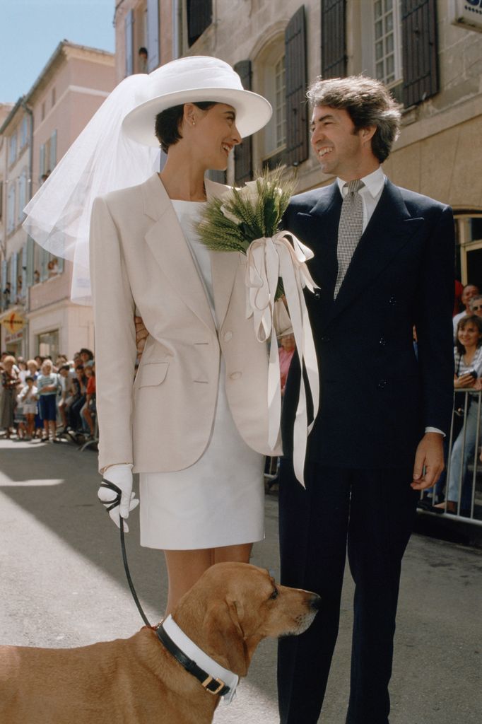 Boda de Inès de la Fressange y Luigi d'Urso