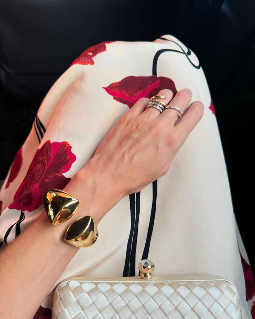 Rocío Crusset con joyas de su firma, Crusset
