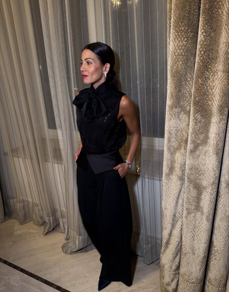 Virginia Troconis en Málaga, acompañando a su marido Manuel Díaz 'El Cordobés' para recoger un premio
