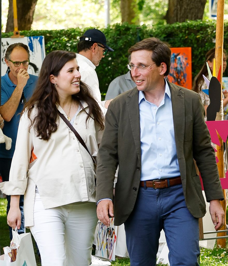 Politician José Luis Martínez-Almeida and Teresa Urquijo y Moreno during CSI5 Global Champions Tour 2025 in Madrid on Friday, 18 May 2025.