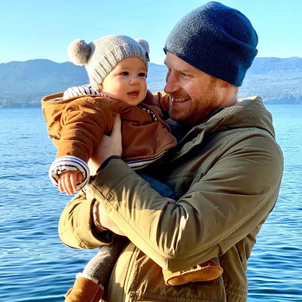 El príncipe Harry y su hijo