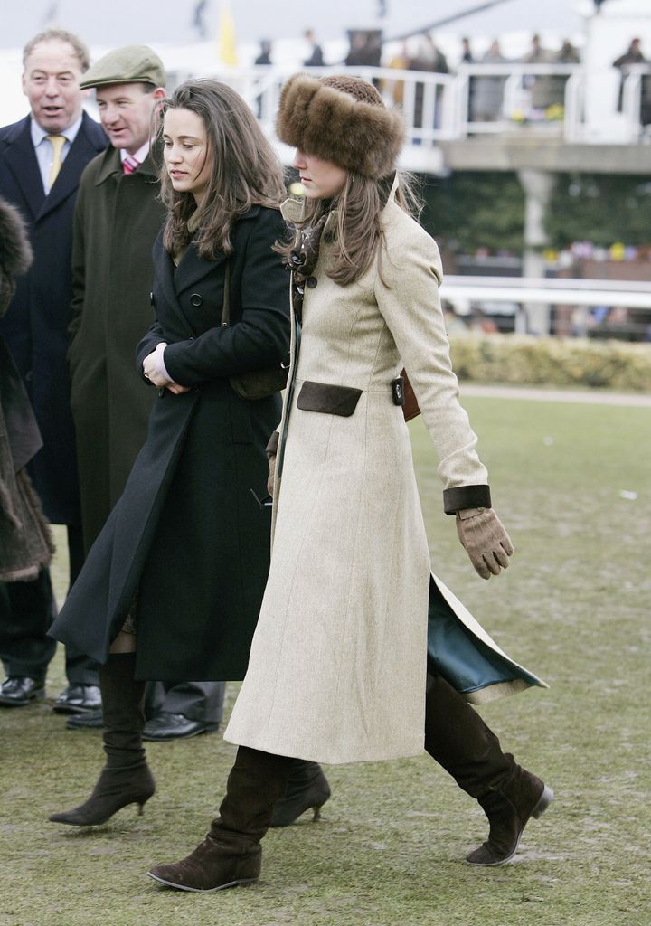 Kate Middleton en las carreras de Cheltenham, 2006.