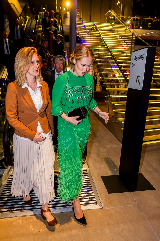 Amalia en el aniversario 750 de Amsterdam.