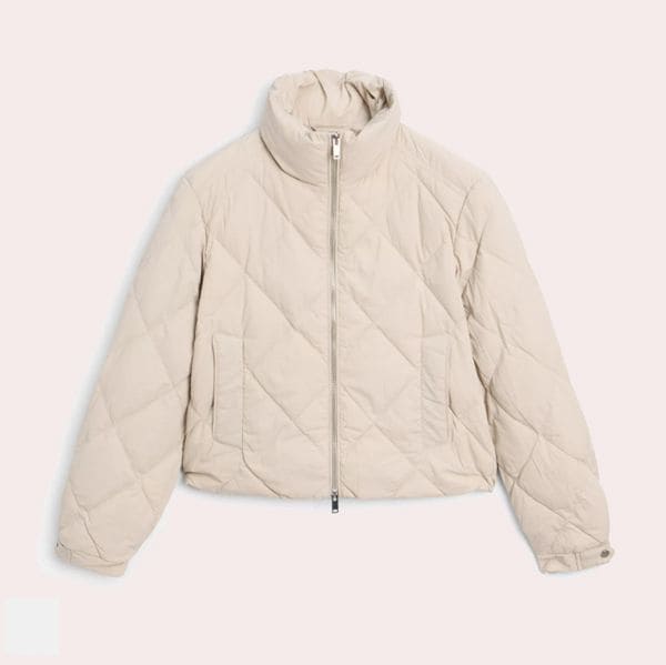 Chaqueta corta acolchada water repellent Massimo Dutti