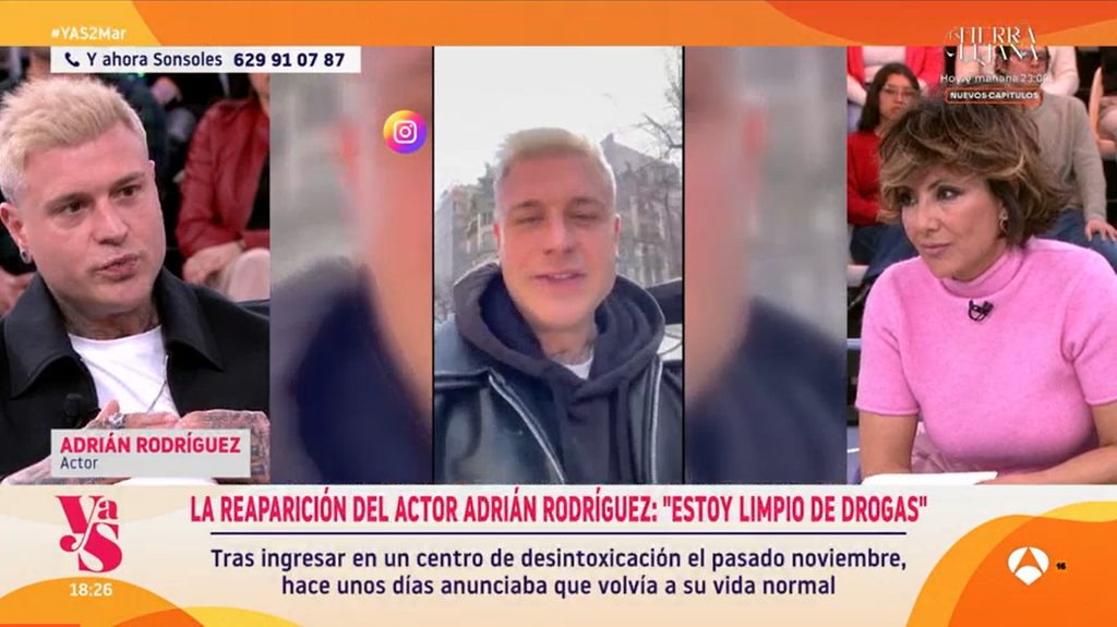 Adrián Rodríguez en 'Y ahora Sonsoles'