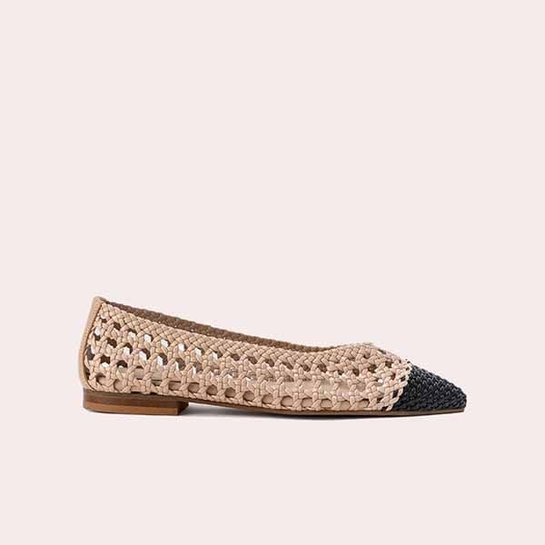 Zapatos de Mujer Planos en Trenzado de Dansi