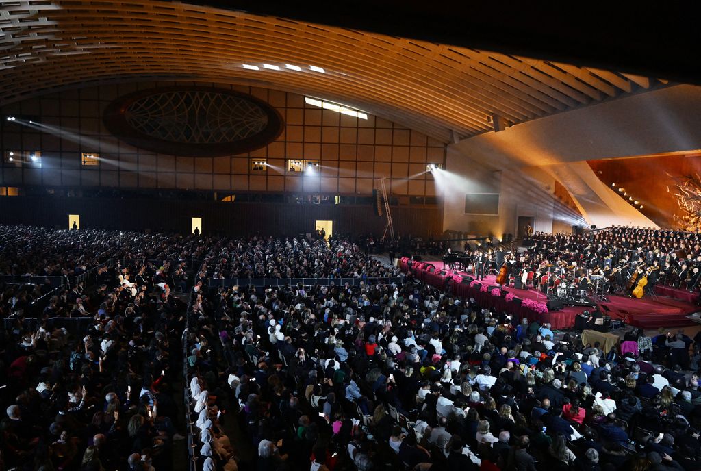 Imagen del auditorio del Aula Pablo VI del Vaticano