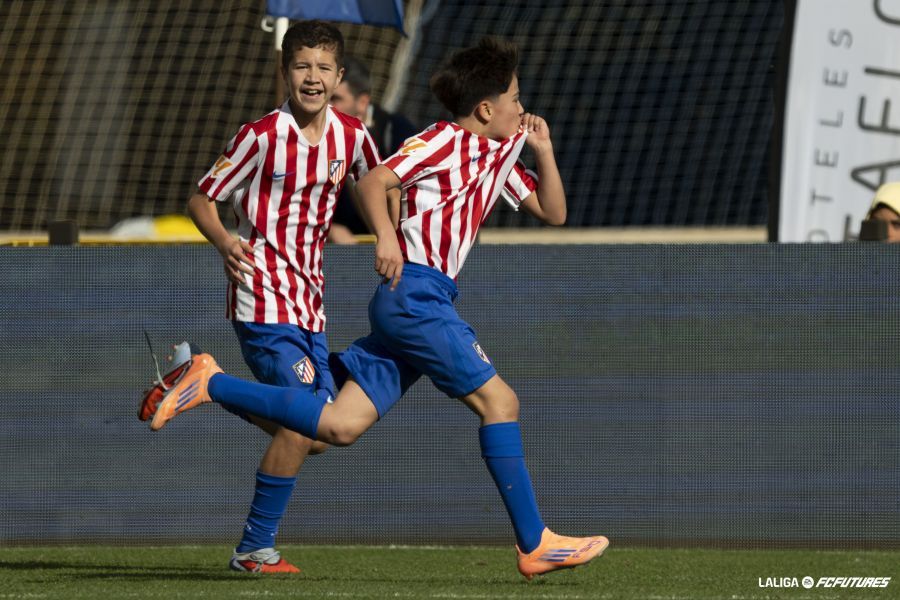 Luca Villa tras el gol en la semifinal del torneo ante el Real Madrid