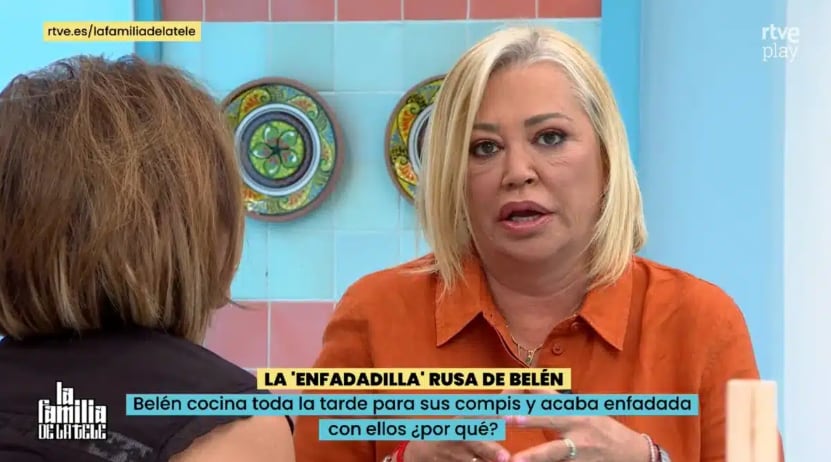 Belén Esteban estalla en 'La familia de la tele'. Quiere abandonar