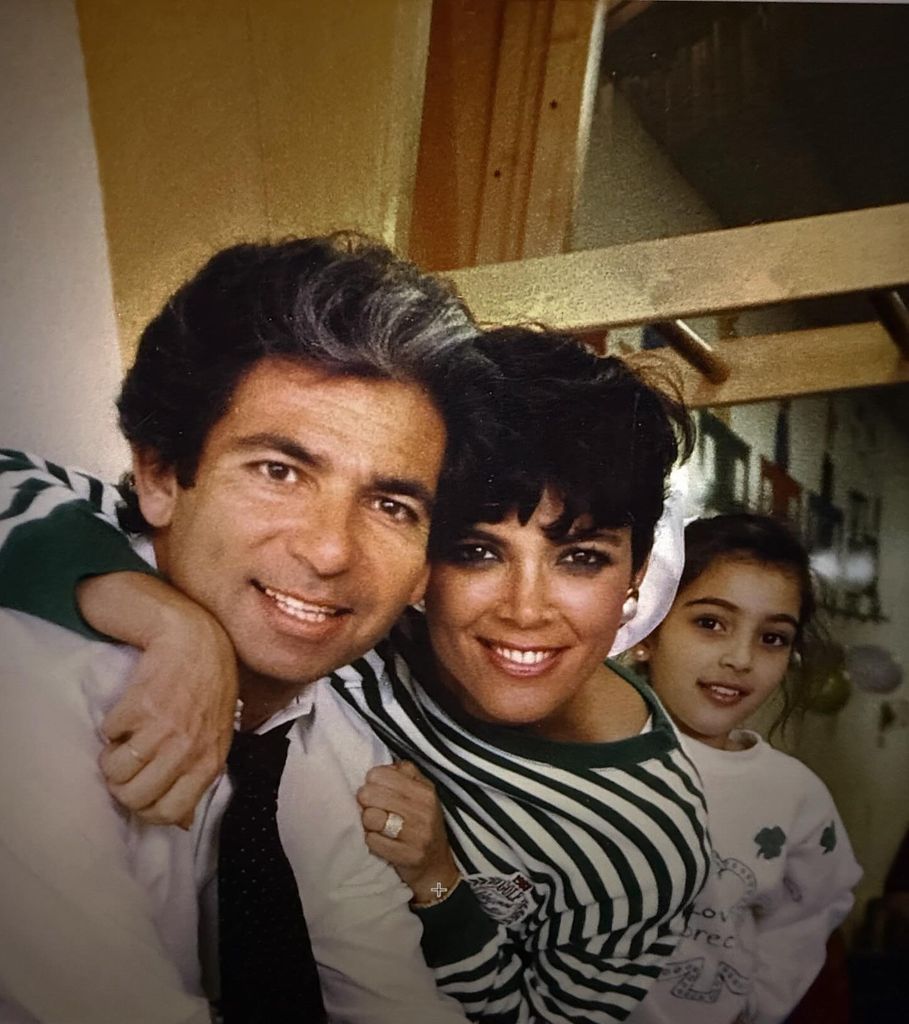 Robert Kardashian, Kris Jenner y Kim Kardashian