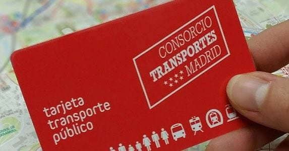 Tarjeta de transporte público de Madrid