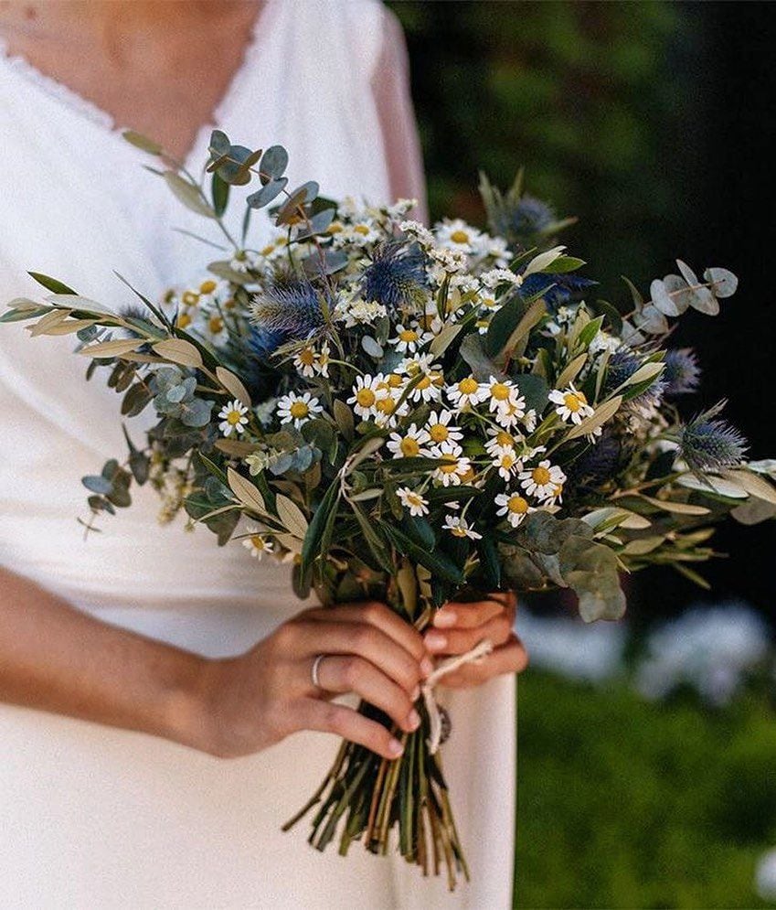 Ramos de novia bodas de verano margaritas