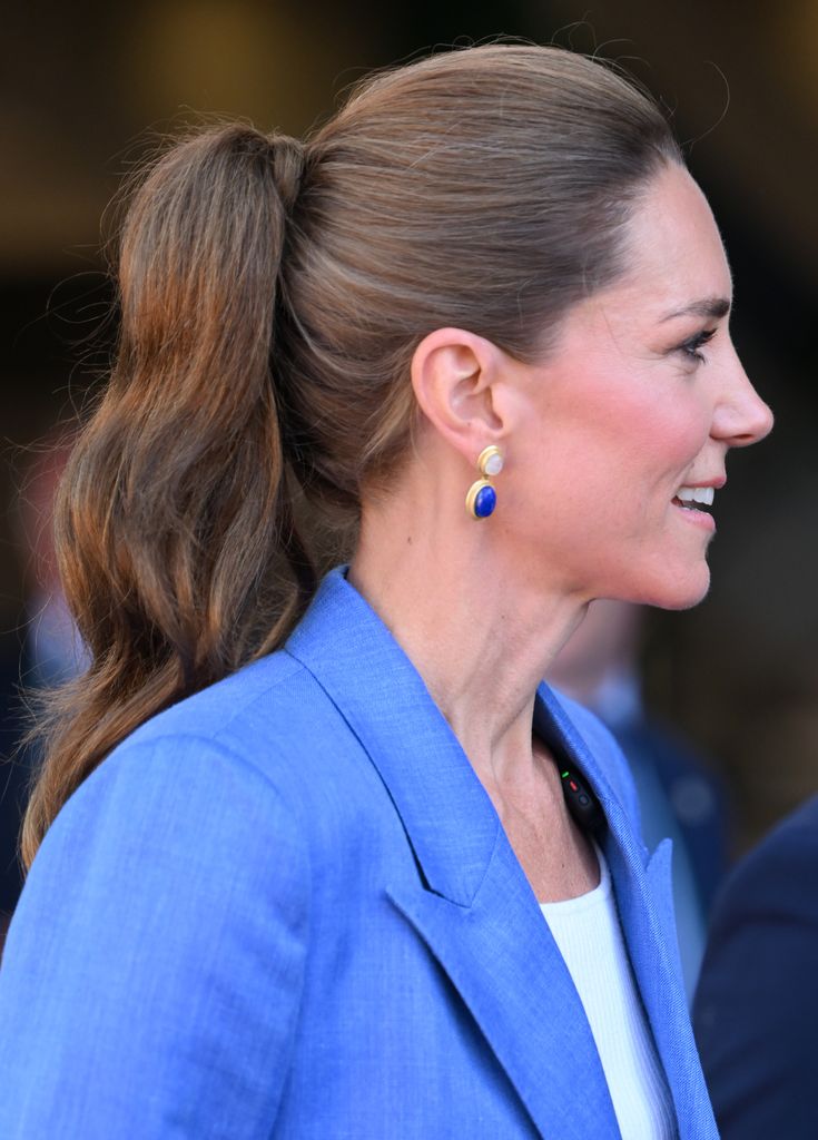 Kate Middleton asiste a la cuarta jornada del Campeonato de Wimbledon 2026, celebrado en el All England Lawn Tennis and Croquet Club, el 2 de julio de 2026, en Londres, Inglaterra.