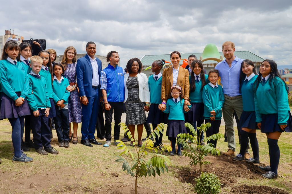 Meghan Markle y el Príncipe Harry en Colombia