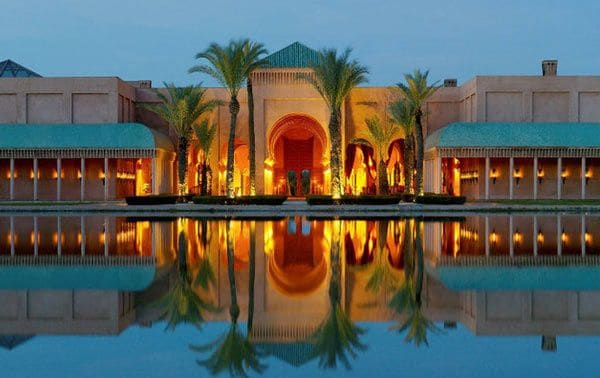 Imagen del resort de lujo Amanjena, situado a las afueras de Marrakech, donde todo apunta a que se alojarán los Beckham y sus invitados el próximo fin de semana
