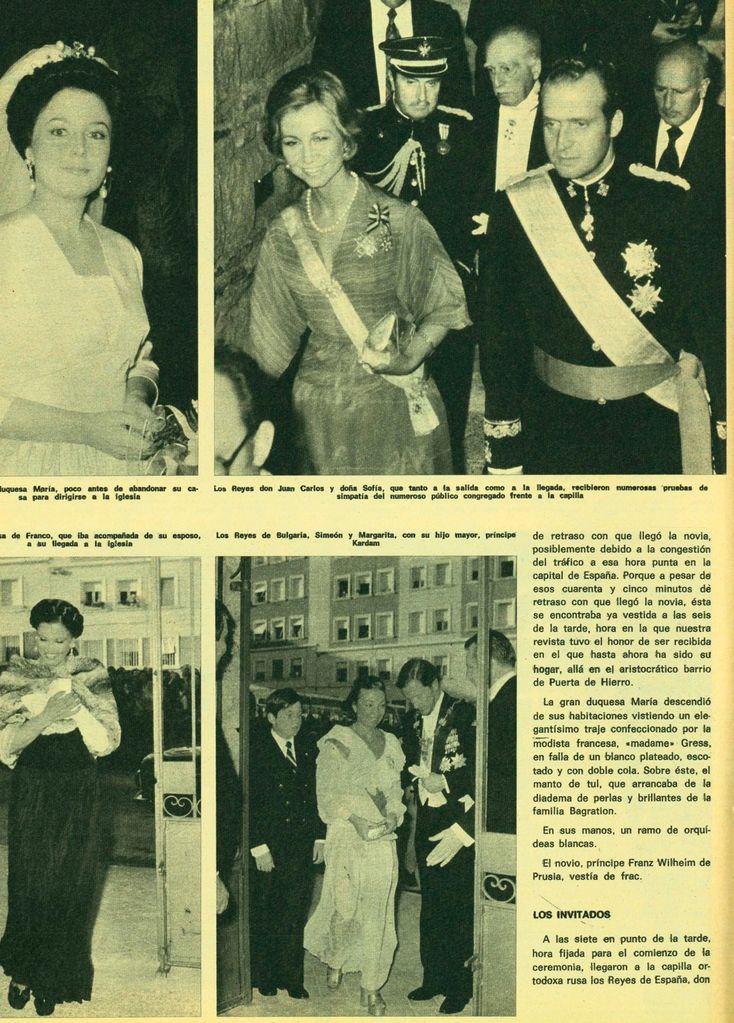 Maria Vladimirovna boda ¡HOLA!