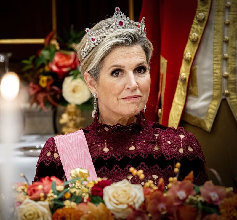 Máxima de Países Bajos tiara