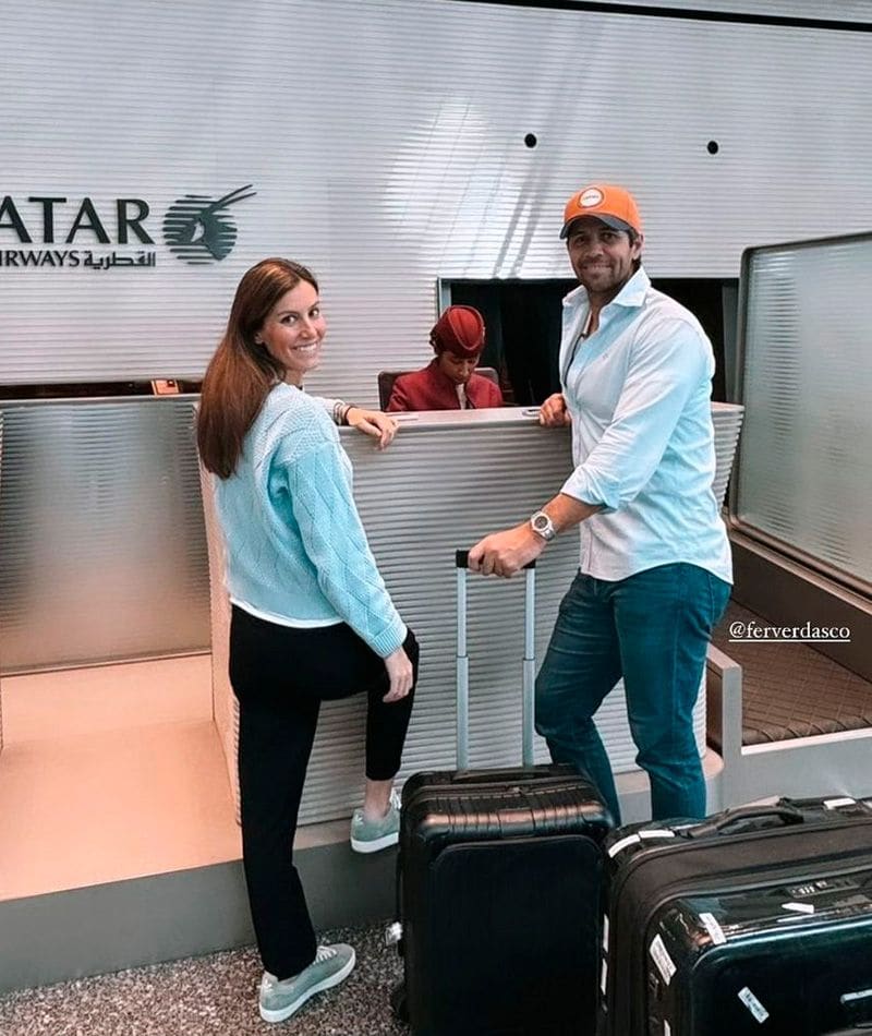 Ana Boyer con zapatillas Adidas