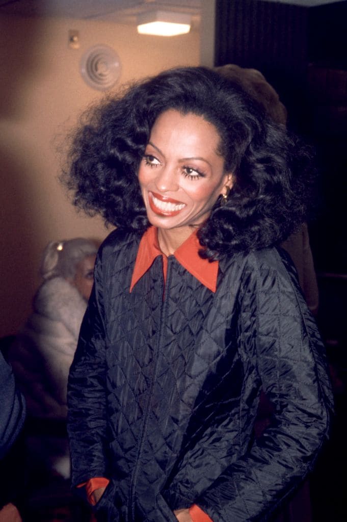 Diana Ross en 1975.