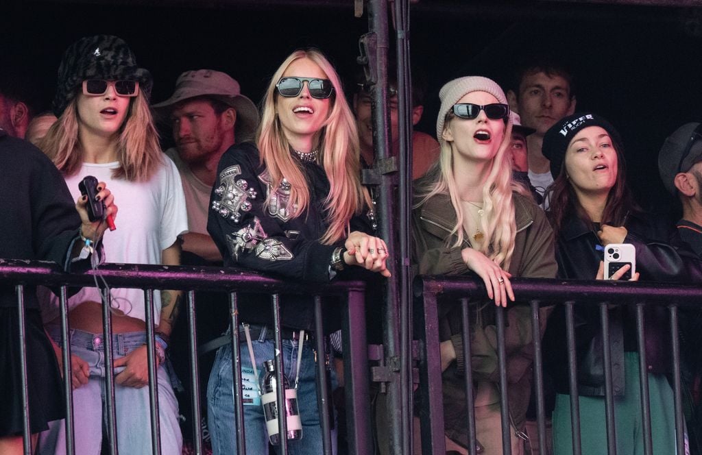 Anya Taylor-Joy, Lady Mary Charteris, Cara Delevingne, Glastonbury