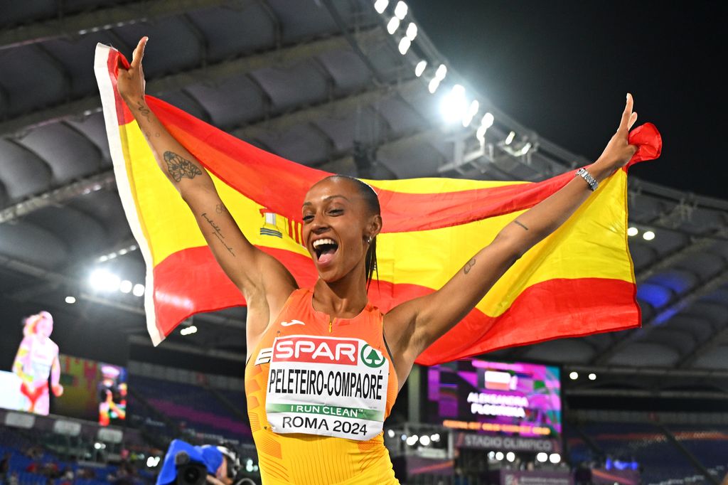 Ana Peleteiro, cuando logró el oro en el campeonato europeo de 2024 en Roma
