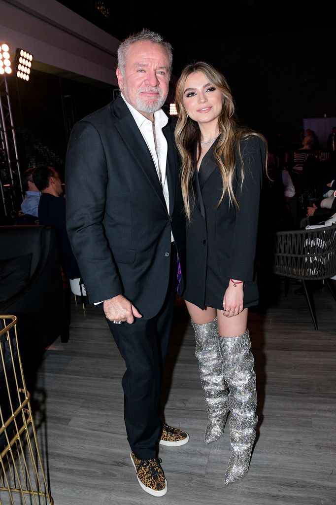  José Alberto Castro con su hija Sofía Castro.