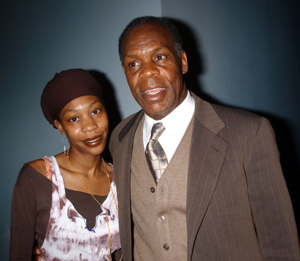 Danny Glover y su hija Mandisa en una vieja foto tomada en Nueva York.