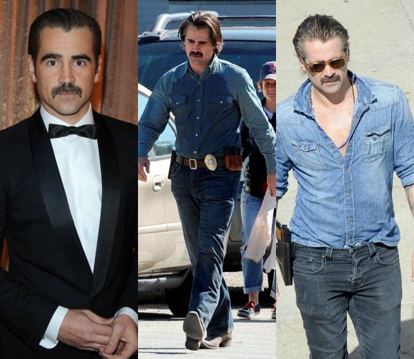 Colin Farrell se mete en la piel de Ray Velcoro en la nueva temporada de 'True Detective', con bigote de herradura de por medio.

