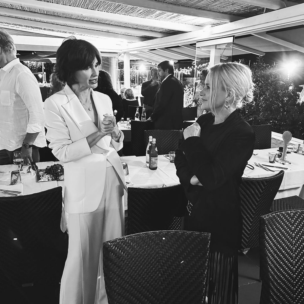 Paz Vega con Patricia Arquette en el Festival de Cine de Cerdeña