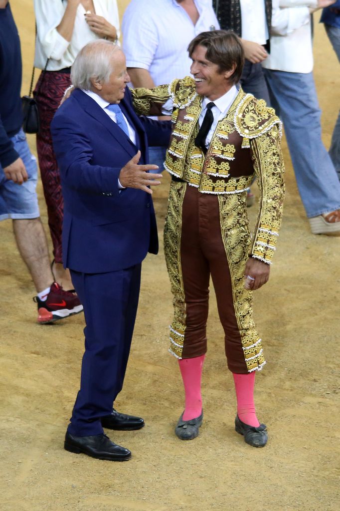 Manuel Benítez junto a su hijo Manuel Díaz
