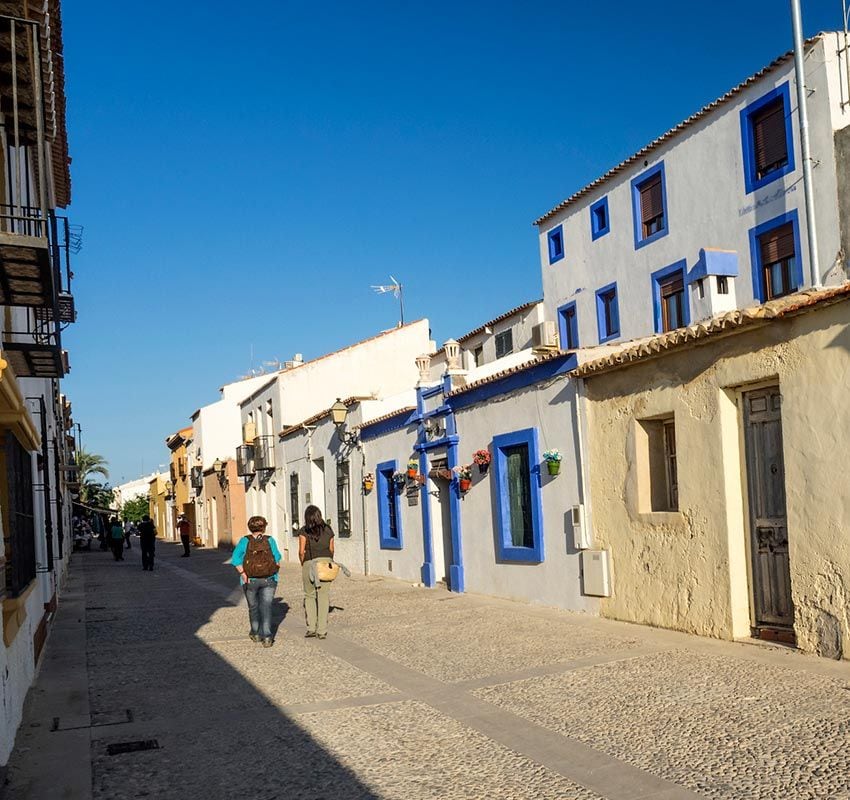 Calles de la isla de Tabarca, Alicante