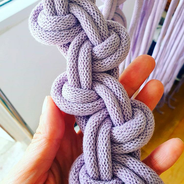Nudo de macramé